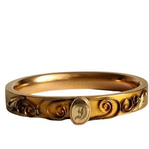 Antique Early 1900s Gold Filled Side hinged bracelet